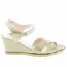 Sandales femme 5007 vernis beige