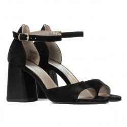 Sandales femme 1280 noir antelope