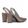Sandales femme 1281 cappuccino nacré