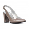 Sandales femme 1281 cappuccino nacré