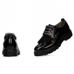Chaussures casual femme 6025 vernis noir