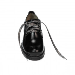 Chaussures casual femme 6025 vernis noir