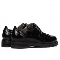 Chaussures casual femme 6025 vernis noir