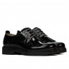 Chaussures casual femme 6025 vernis noir