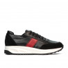 Chaussures de sport femme 6030 noir+rouge