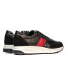 Chaussures de sport femme 6030 noir+rouge