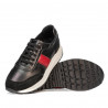 Chaussures de sport femme 6030 noir+rouge