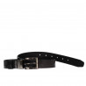 Ceinture femme 18m noir+python noir