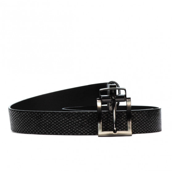Ceinture femme 18m noir+python noir Ceinture femme 18m noir+python noir