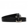 Ceinture femme 18m noir+python noir