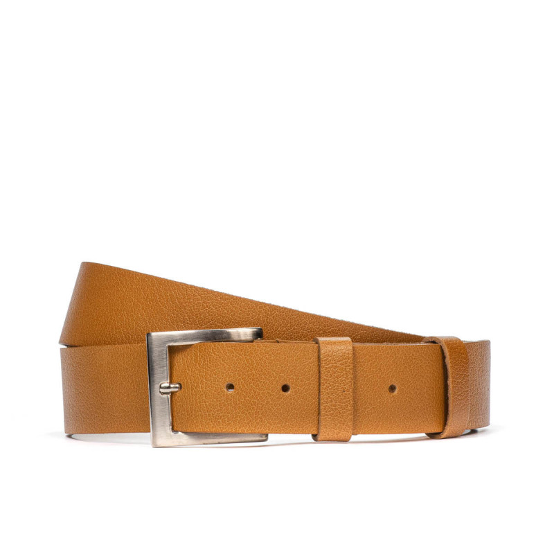 Ceinture unisexe 01b marron camel