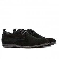Chaussures casual homme 816 velours noir