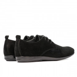 Chaussures casual homme 816 velours noir