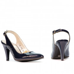 Sandales femme 1236 vernis indigo