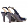 Sandales femme 1236 vernis indigo