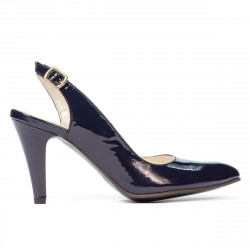 Sandales femme 1236 vernis indigo