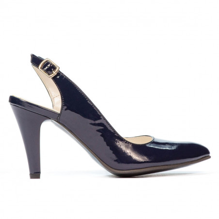 Sandales femme 1236 vernis indigo