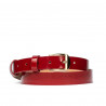 Ceinture femme 01m vernis rouge
