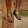 Chaussures enfants petits 67c bordeaux nacré combiné lifestyle