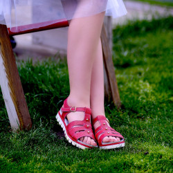Sandales femme 5032 rouge lifestyle