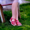 Sandales femme 5032 rouge lifestyle