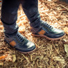 Chaussures enfants 164 indigo+marron