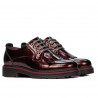 Chaussures décontractées femme 6025 vernis bordeaux
