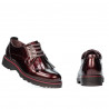 Chaussures décontractées femme 6025 vernis bordeaux