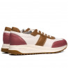 Baskets femme 6030 rose+blanc