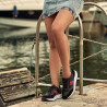 Chaussures de sport femme 6030 noir+rouge