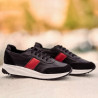 Chaussures de sport femme 6030 noir+rouge