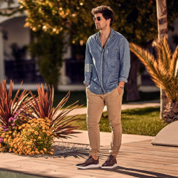 Chaussures décontractées/sport homme 917 café lifestyle