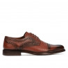 Chaussures élégantes homme 880 en cognac combiné
