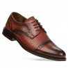Chaussures élégantes homme 880 en cognac combiné