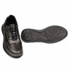 Baskets femme 6024 argenté+noir