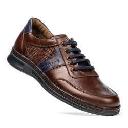 Chaussures casual/sport homme 919 marron combiné