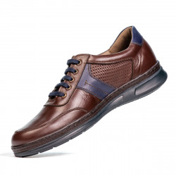 Chaussures casual/sport homme 919 marron combiné