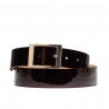 Ceinture femme 02m vernis bordeaux
