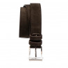 Ceinture hommes 05bc marron velours