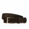 Ceinture homme 05bc cuir velours café