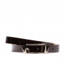 Ceinture femme 03m vernis bordeaux