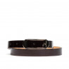 Ceinture femme 03m vernis bordeaux