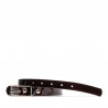 Ceinture femme 03m vernis bordeaux