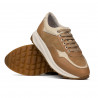 Baskets femme 6028 sable combiné