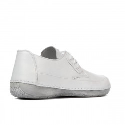Mocassins femme 672s blanc