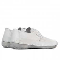 Mocassins femme 672s blanc