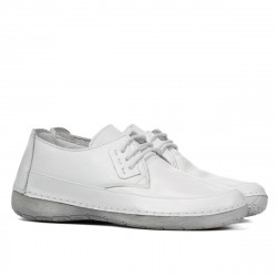 Mocassins femme 672s blanc