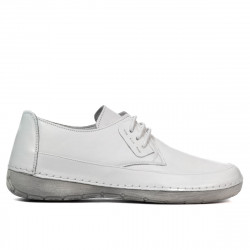 Mocassins femme 672s blanc