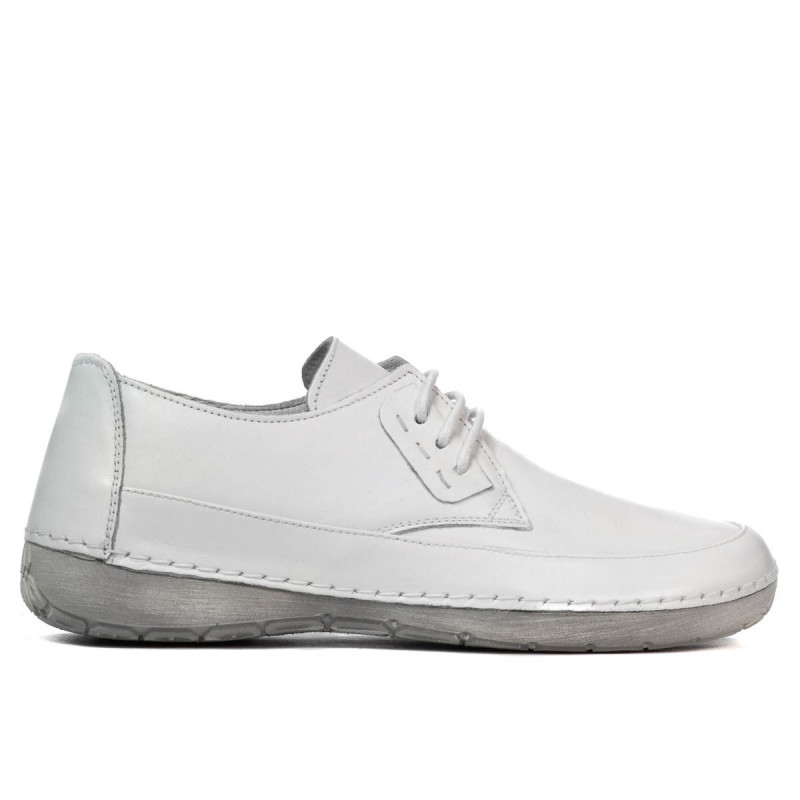 Mocassins femme 672s blanc