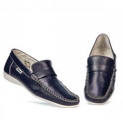 Mocassins femme 189 indigo
